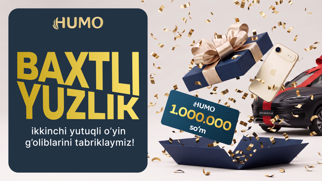 BAXTLI YUZLIK davom etmoqda: ikkinchi yutuqli bosqich g’oliblarini tabriklaymiz!