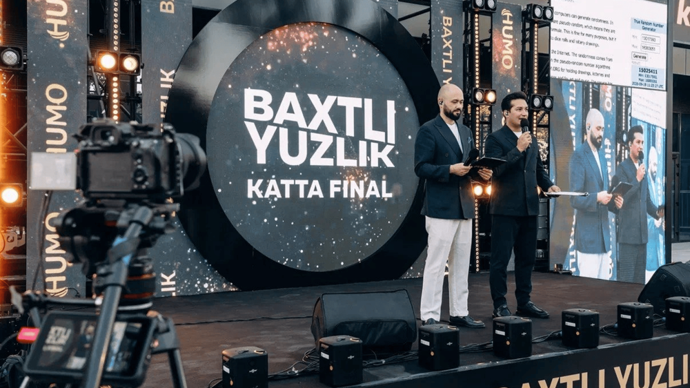 HUMOнинг BAXTLI YUZLIK кенг кўламли акцияси якунланди