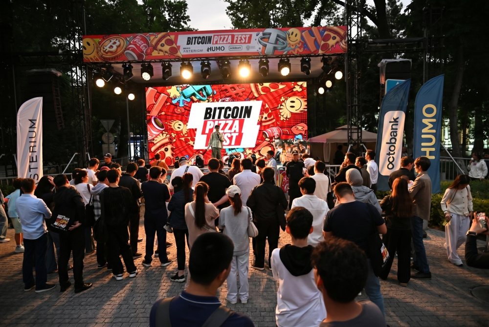 17 000 дан зиёд меҳмон ва биринчи Asterium x HUMO криптокартаси: Тошкент марказида Bitcoin Pizza Fest қандай ўтди