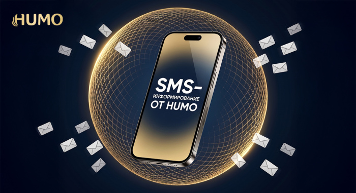 Стоимость SMS-уведомлений по картам HUMO сохранится на прежнем уровне