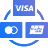 Visa, Master Card и Union Pay
